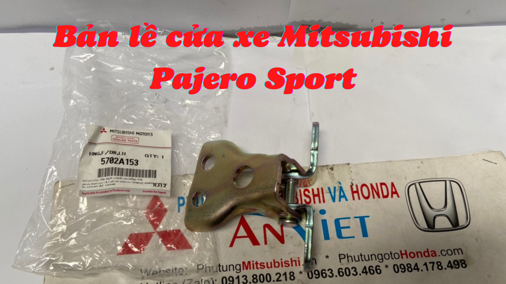 Bản lề cửa xe Mitsubishi Pajero Sport 