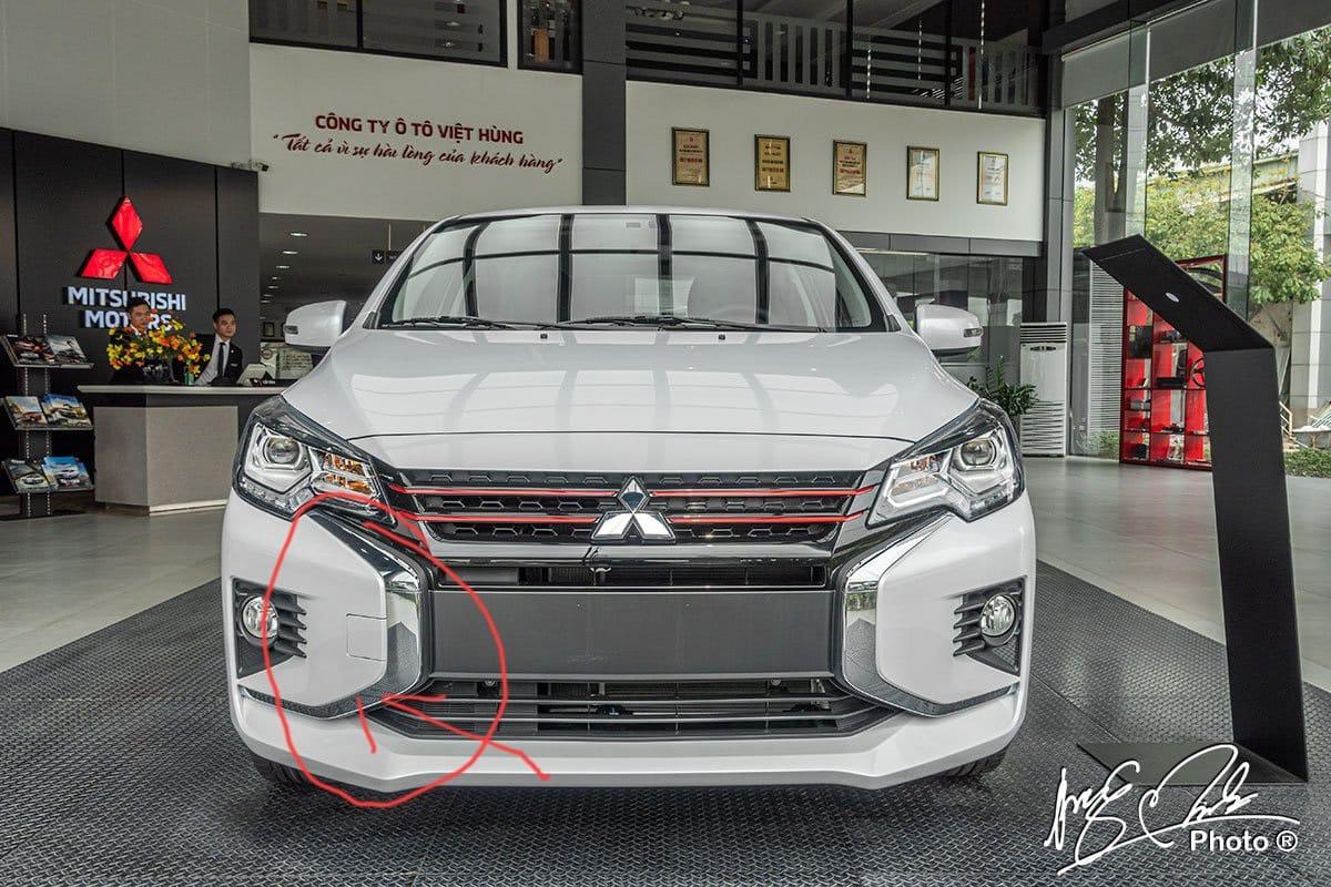 Ốp mạ cản trước xe Mitsubishi Xpander 2022-2023
