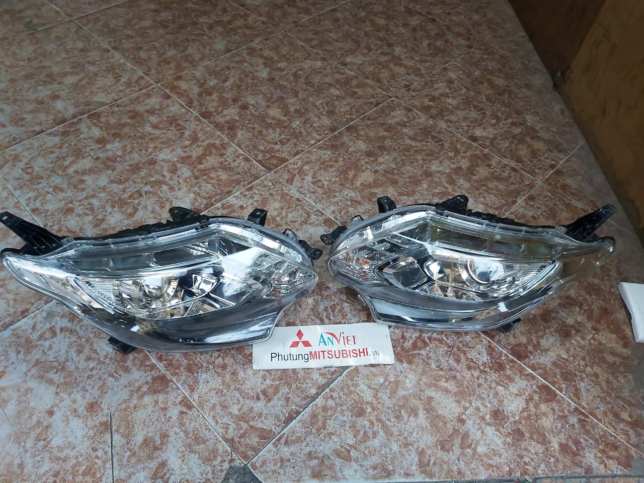 Đèn pha xe Mitsubishi TRITON 2016-2018 MÝ XANH