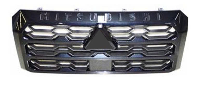 62310A057P mặt ca lăng Mitsubishi Triton 2024 2025 BẢN pRE  nan dạng lỗ tổ ong+ có chữ MITSUBISHI trên ca lăng