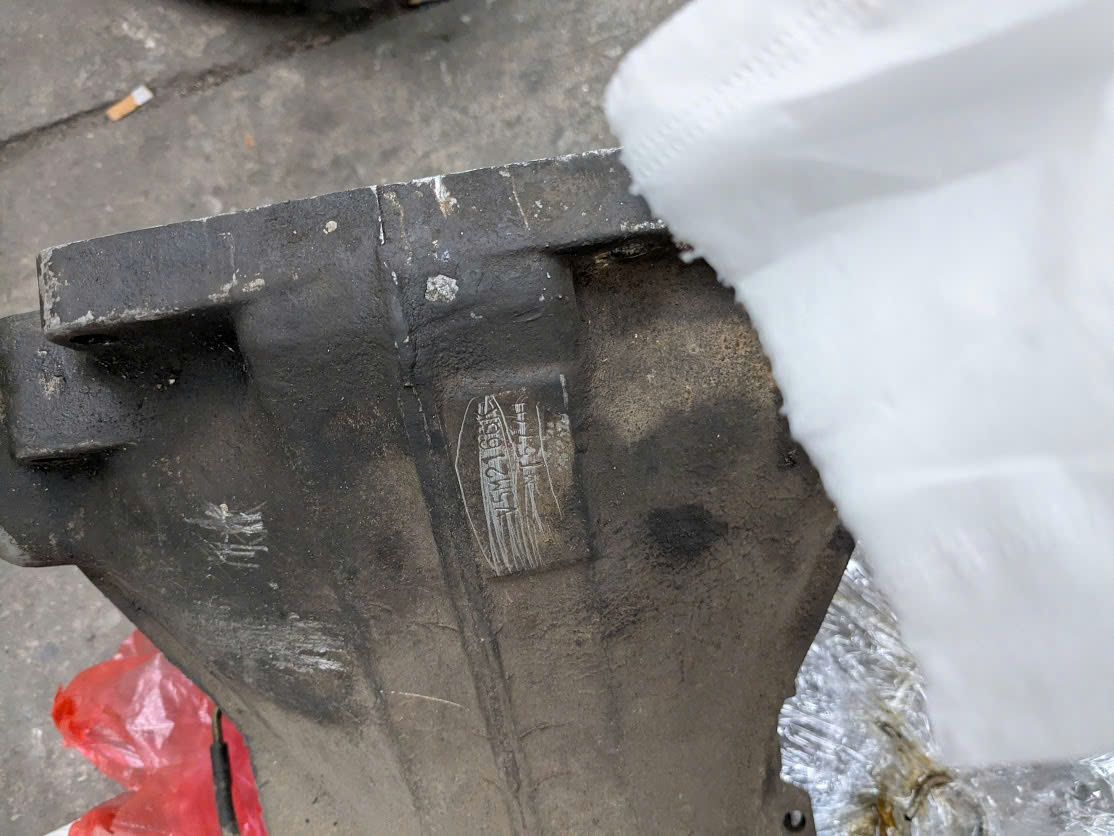 Bãi 3242A036 Hộp số chính xe số sàn  Mitsubishi Triton máy xăng ka50 kb50 kk4t Kl4t , Zinger vc4 = 5FMt=xe 2 cầu 4wd V5M21-J-GGT,GGG,GGR