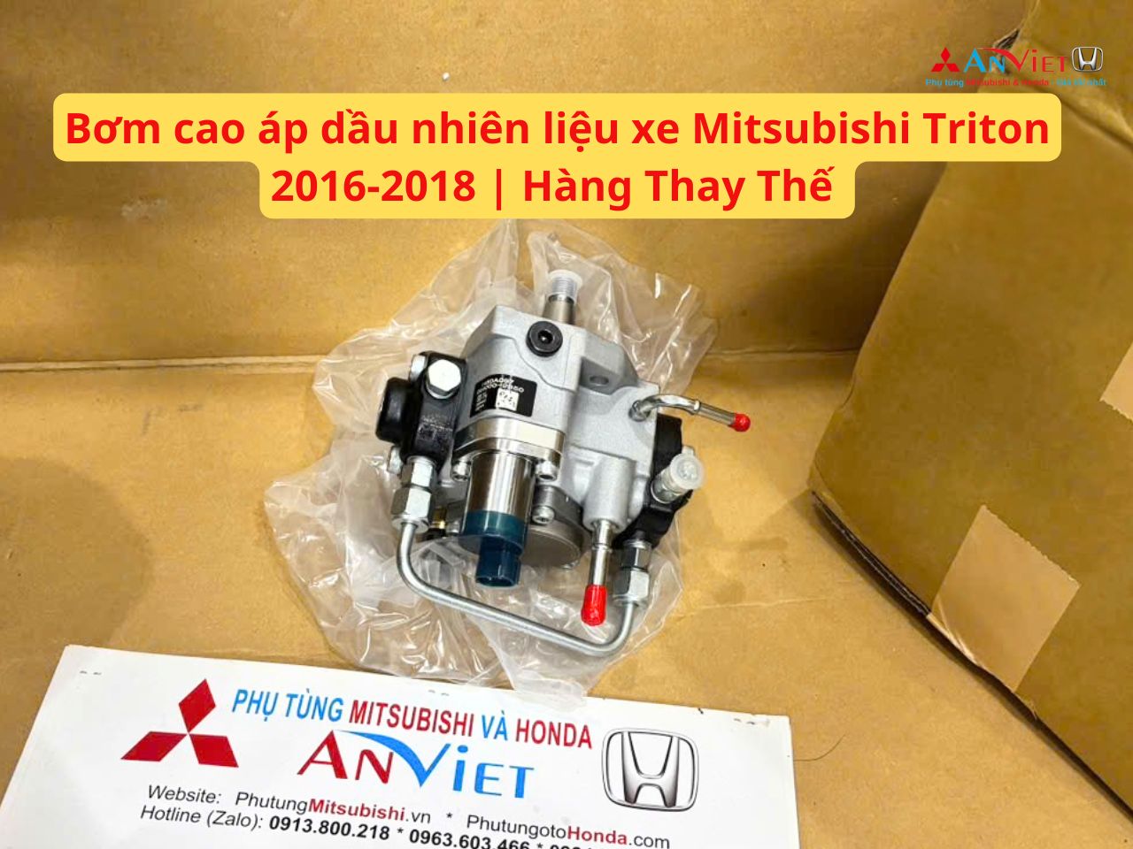 Bơm cao áp dầu nhiên liệu xe Mitsubishi Triton 2016-2018