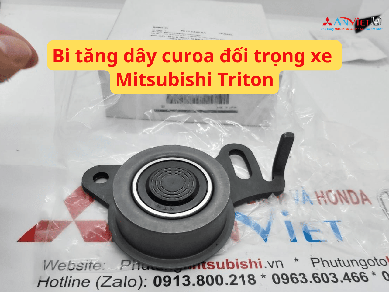 Bi tăng dây curoa đối trọng xe Mitsubishi Triton