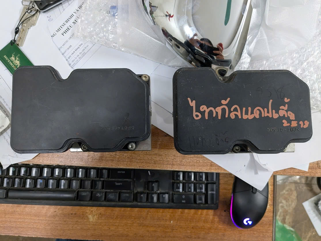 Cụm bơm abs Mitsubishi Triton 4670A971 A00 Advics 113040-41010 4670A971 11304041010 bãi