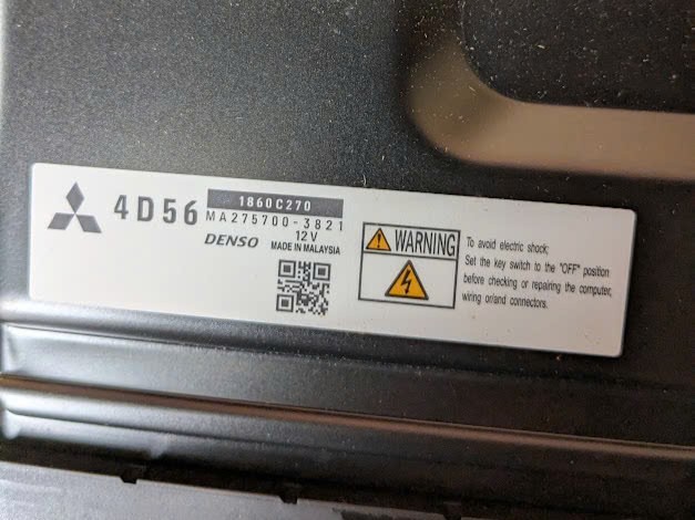 ECU điều khiển động cơ, hộp đen Mitsubishi Pajero Sport