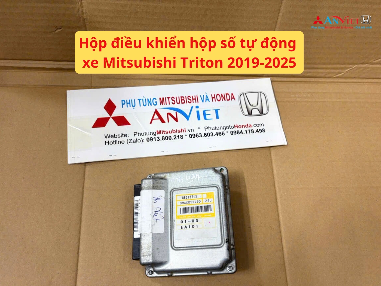 Hộp điều khiển hộp số tự động xe Mitsubishi Triton 2019-2025