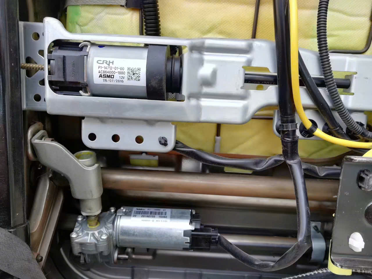 Mô tơ ghế  xe  Mitsubishi Pajero Sport  Nidec p1-14895-01 NSAm0040-00 