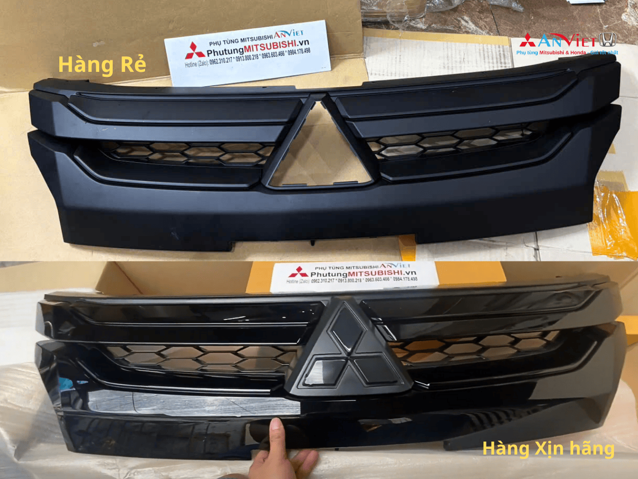Mặt ca lăng Mitsubishi Triton 2019-2024 