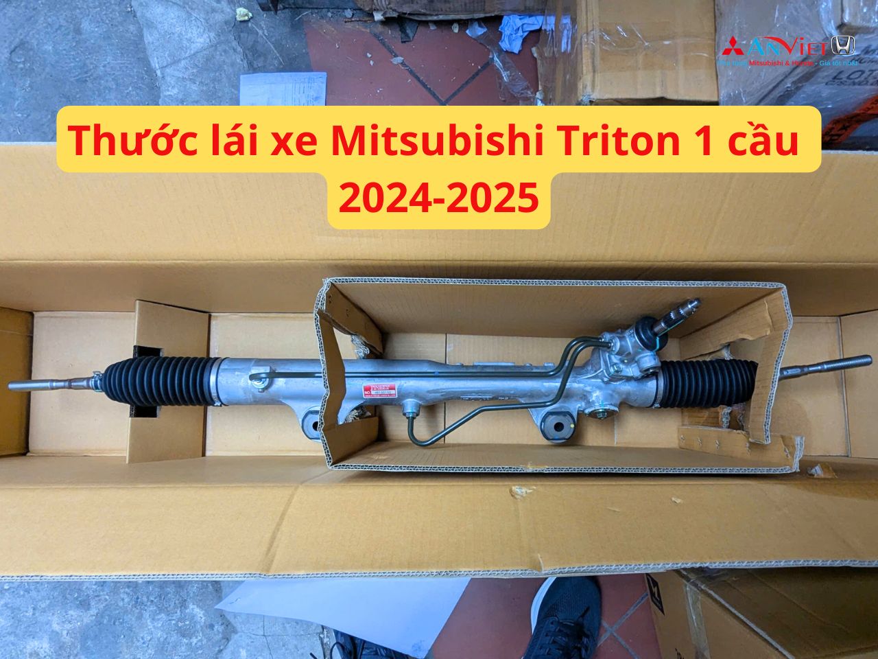 Thước lái xe Mitsubishi Triton 1 cầu 2024-2025