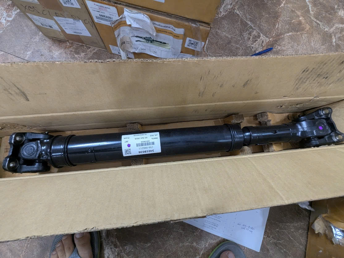 3401B036 trục các đăng ra cầu trước  Mitsubishi Triton Pajero Sport 4wd 8FAT