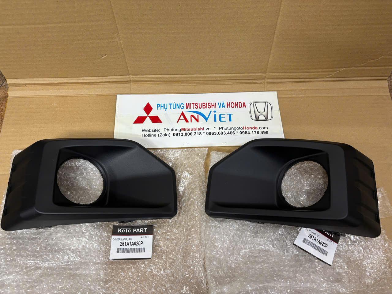 Ốp đèn gầm, Ốp đèn sương mù xe Mitsubishi Triton 2024-2025 GLX