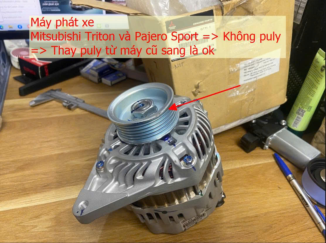 Thanh lý Máy phát Mitsubishi Triton 2014-2018 và Pajero Sport | Động cơ 4D56