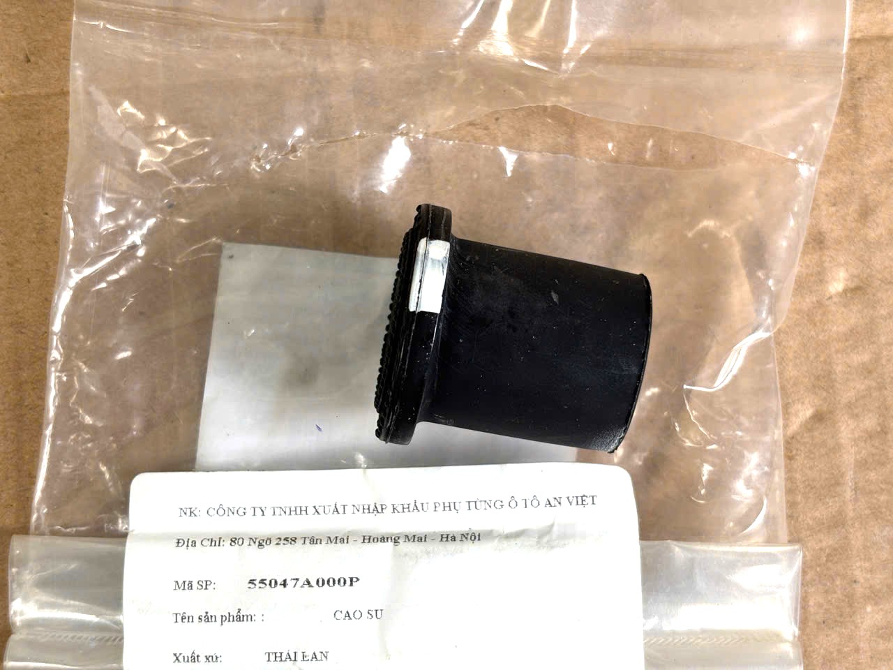 Cao su ắc nhíp phía sau dưới Mitsubishi Triton 2024-2027 55047A000P