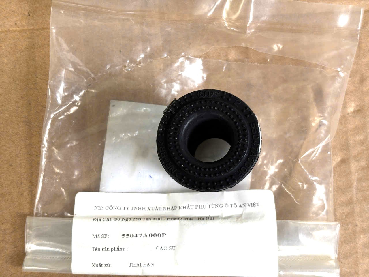 Cao su ắc nhíp phía sau dưới Mitsubishi Triton 2024-2027 55047A000P