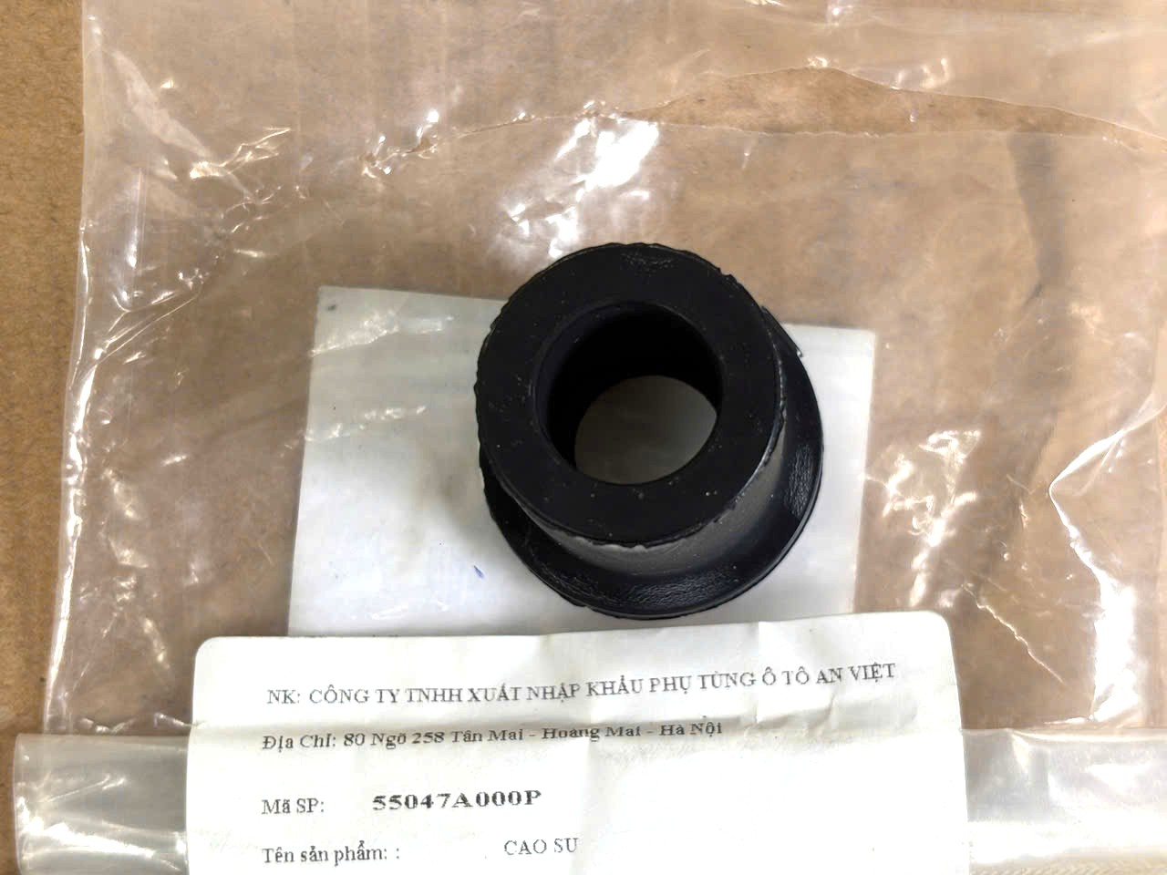 Cao su ắc nhíp phía sau dưới Mitsubishi Triton 2024-2027 55047A000P