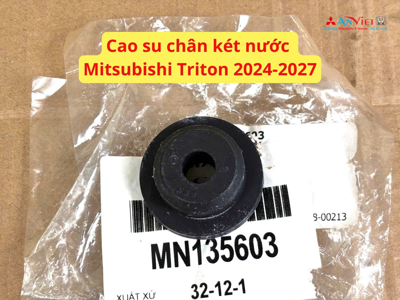 Cao su chân két nước Mitsubishi Triton 2024-2027 MN135603