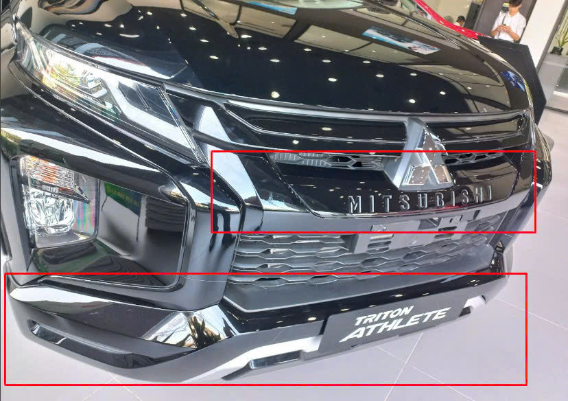 Ốp body cản trước Xe Mitsubishi Triton 2018-2023 , triton Athlete MZ331339
