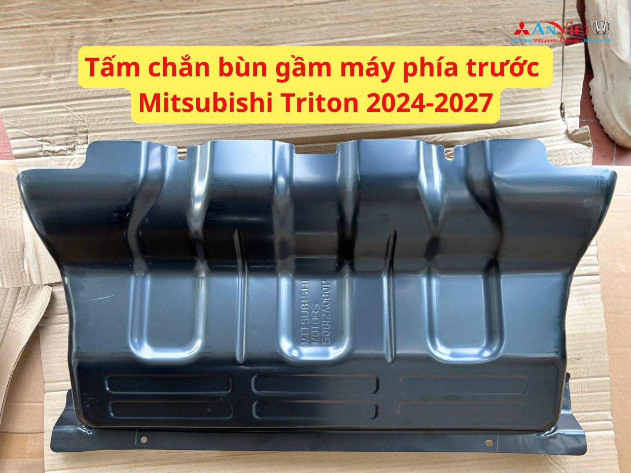 Tấm chắn bùn gầm máy phía trước Mitsubishi Triton 2024-2027 50810A100P