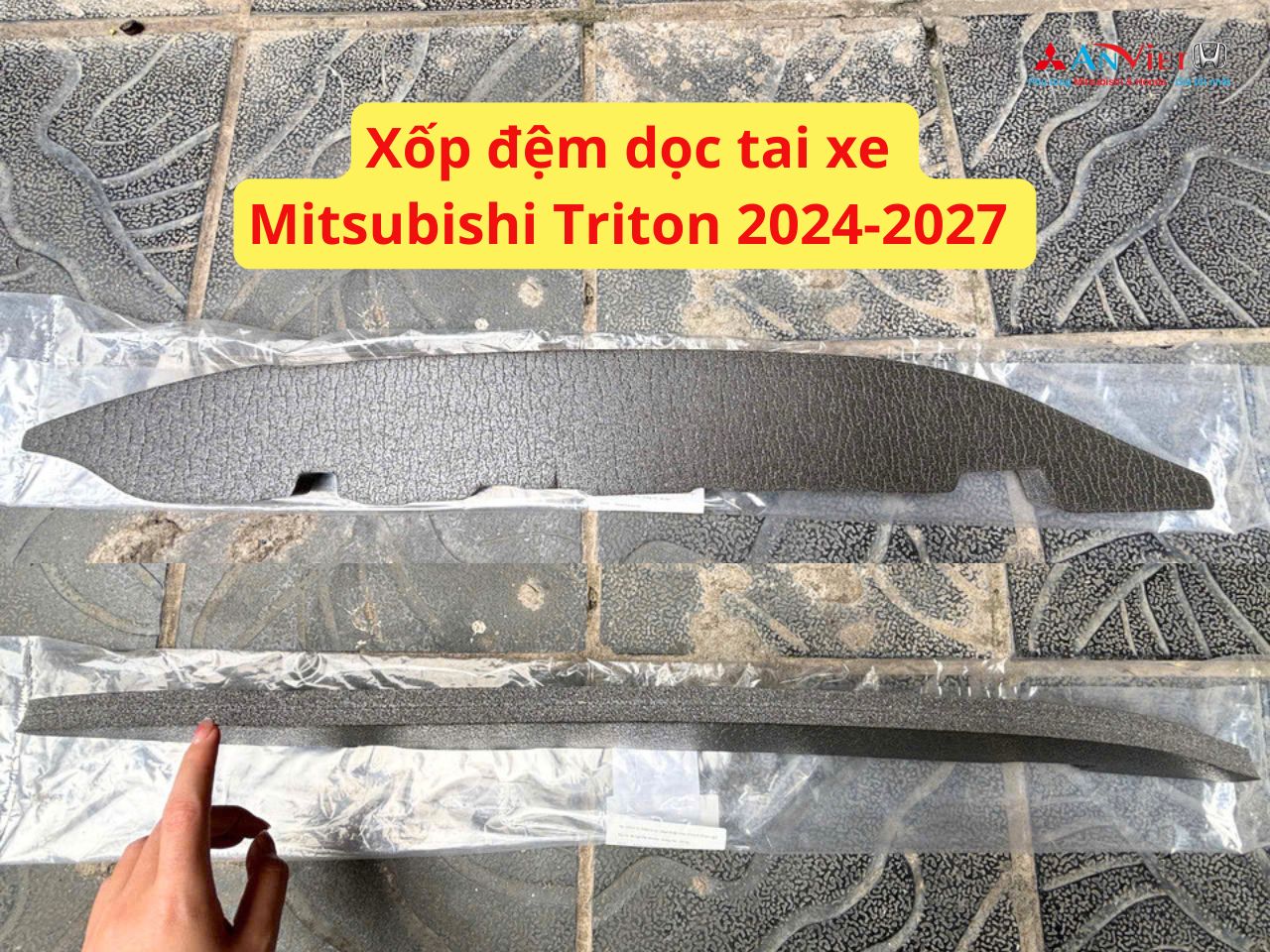 Xốp đệm dọc tai xe Mitsubishi Triton 2024-2027 64894A000P 94865A060P