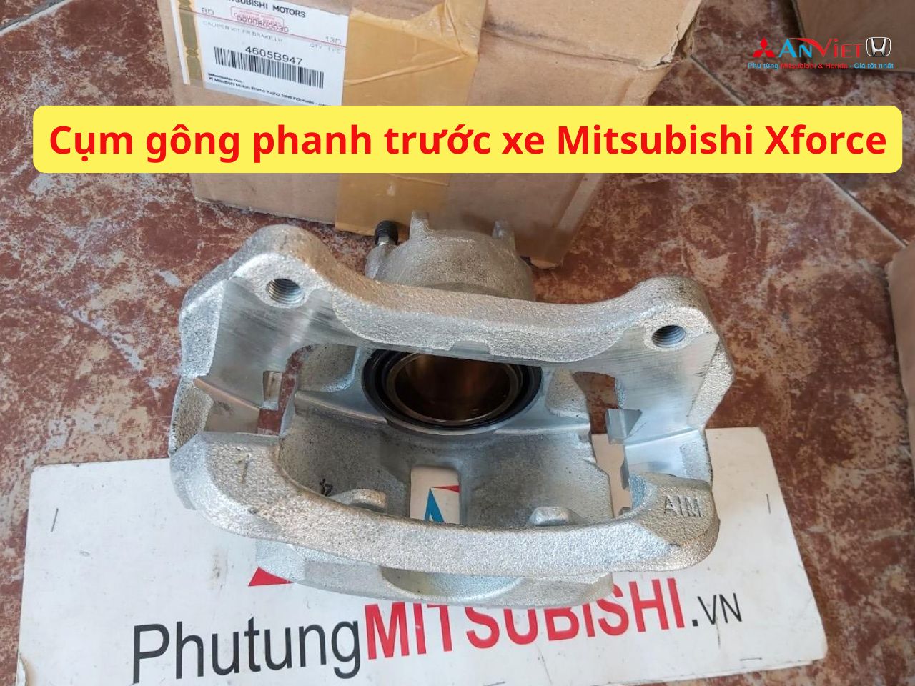 Cụm gông phanh trước xe Mitsubishi Xforce 41011W040P, 41001W040P