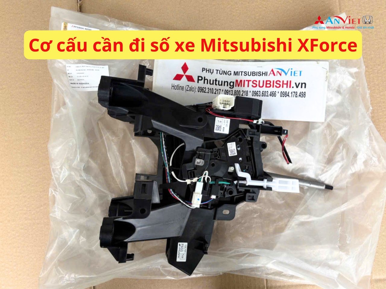 Cơ cấu cần đi số xe Mitsubishi Xforce 34901W020P
