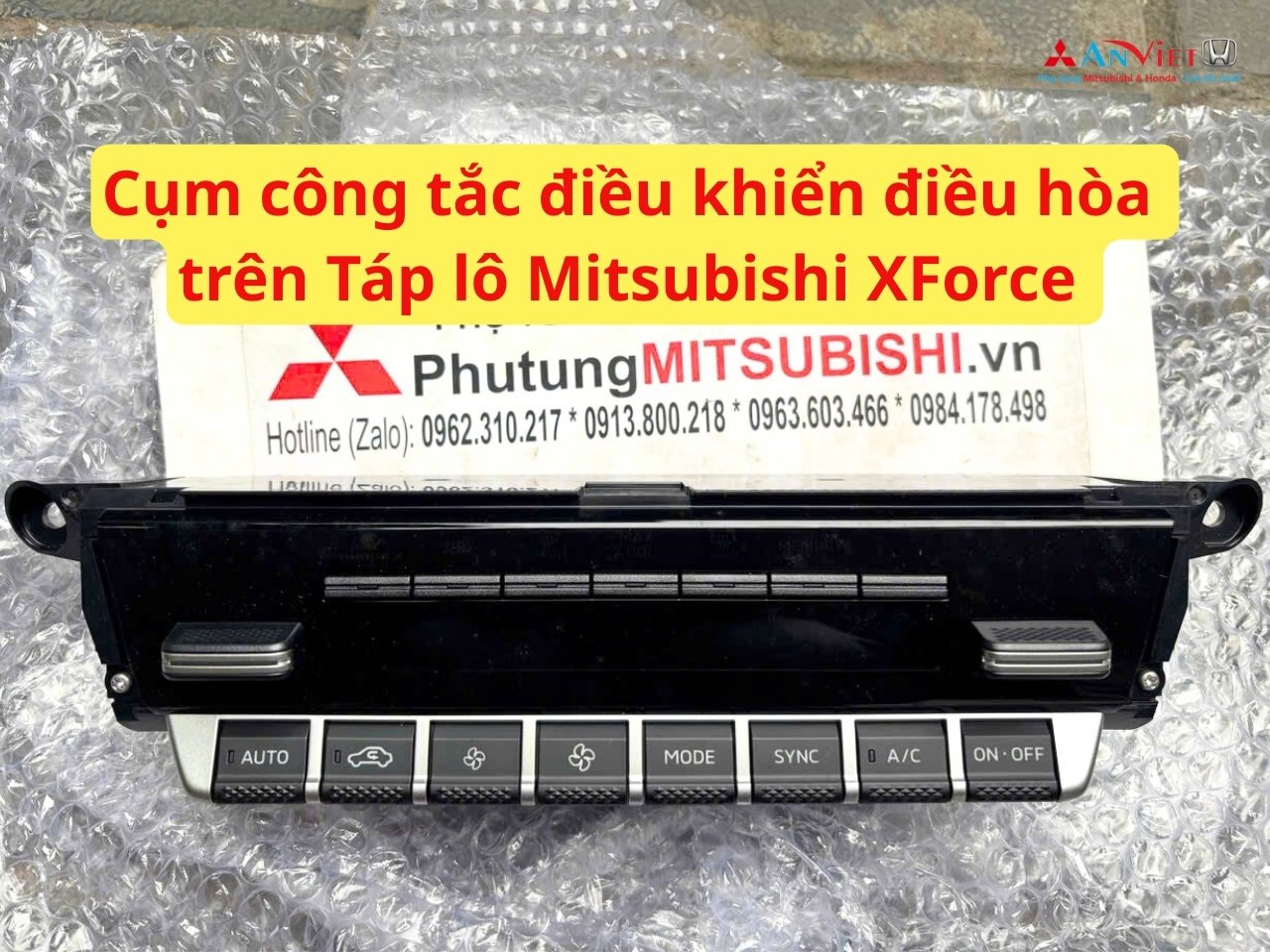 Cụm công tắc điều khiển điều hòa trên Táp lô Mitsubishi XForce 27760B011P