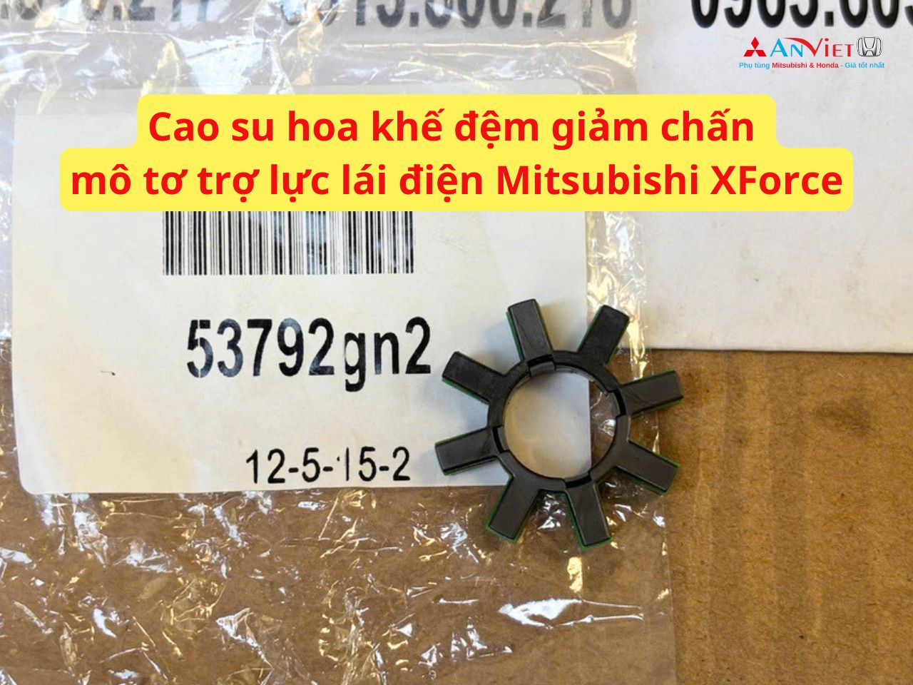 Cao su hoa khế đệm giảm chấn mô tơ trợ lực lái điện Mitsubishi XForce 53792Gn2