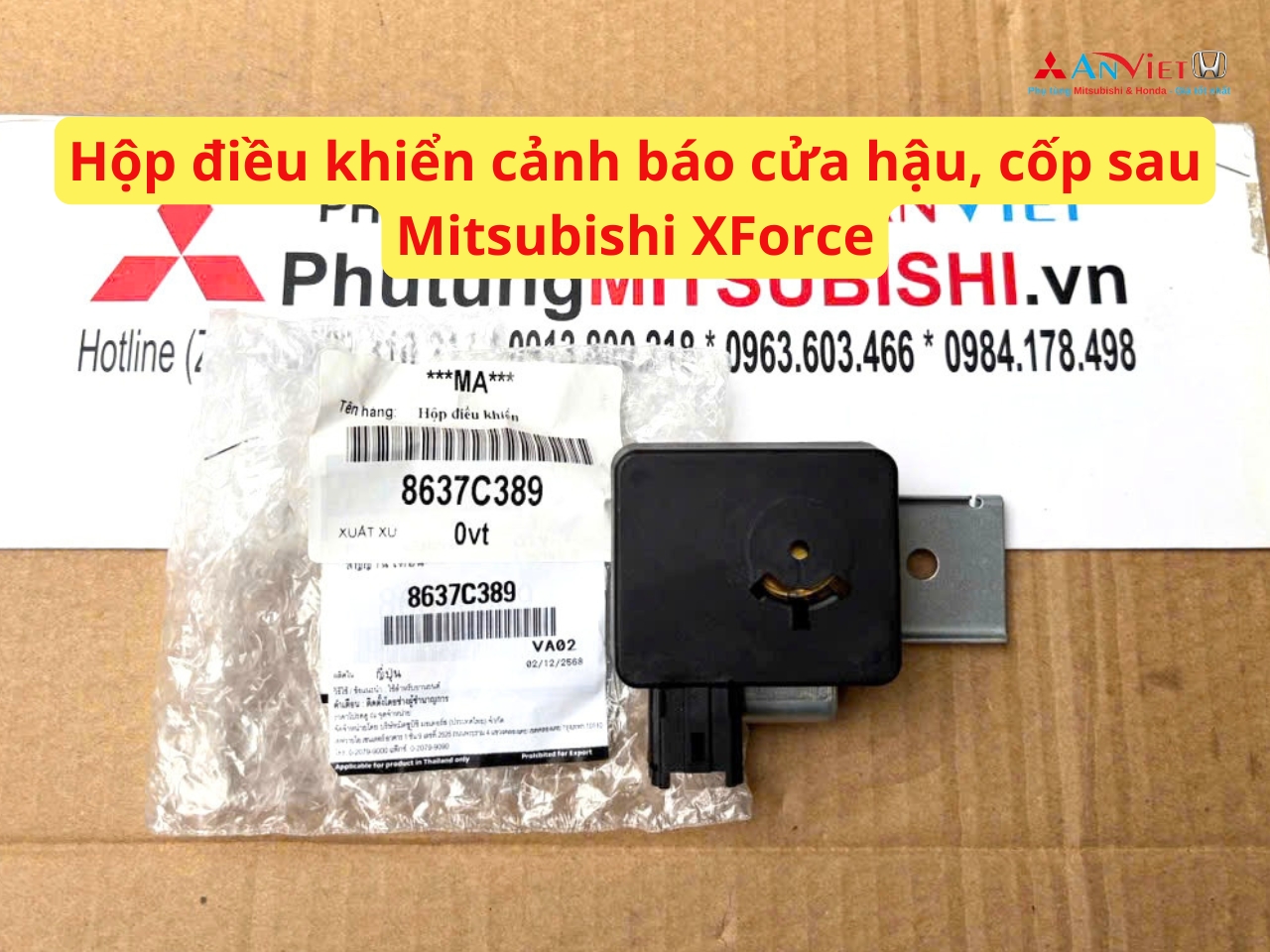 Hộp điều khiển cảnh báo cửa hậu, cốp sau Mitsubishi XForce 8637C389