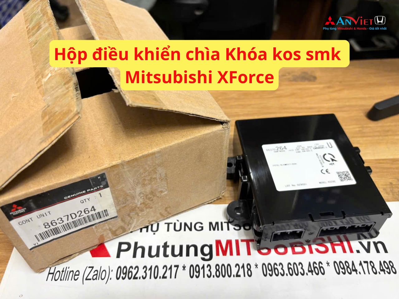 Hộp điều khiển chìa Khóa kos smk Mitsubishi XForce 8637d264