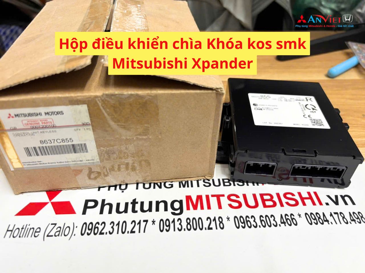 Hộp điều khiển chìa Khóa kos smk Mitsubishi Xpander 8637C855