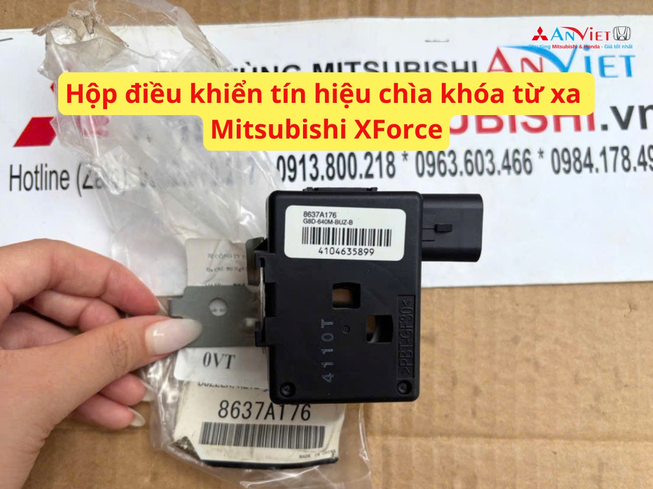 Hộp điều khiển tín hiệu chìa khóa từ xa Mitsubishi XForce 8637A176