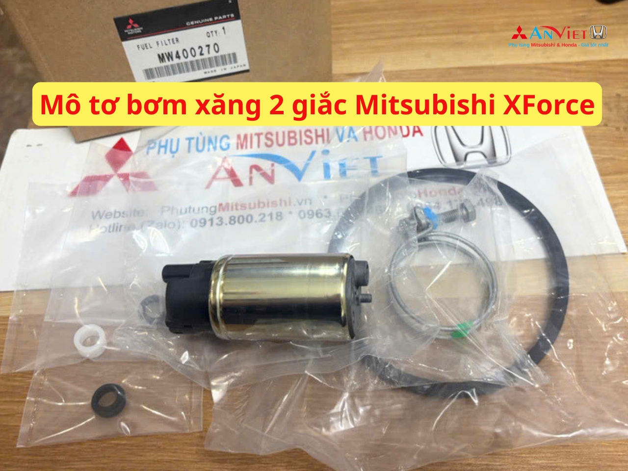 Mô tơ bơm xăng 2 giắc Mitsubishi XForce MW400258