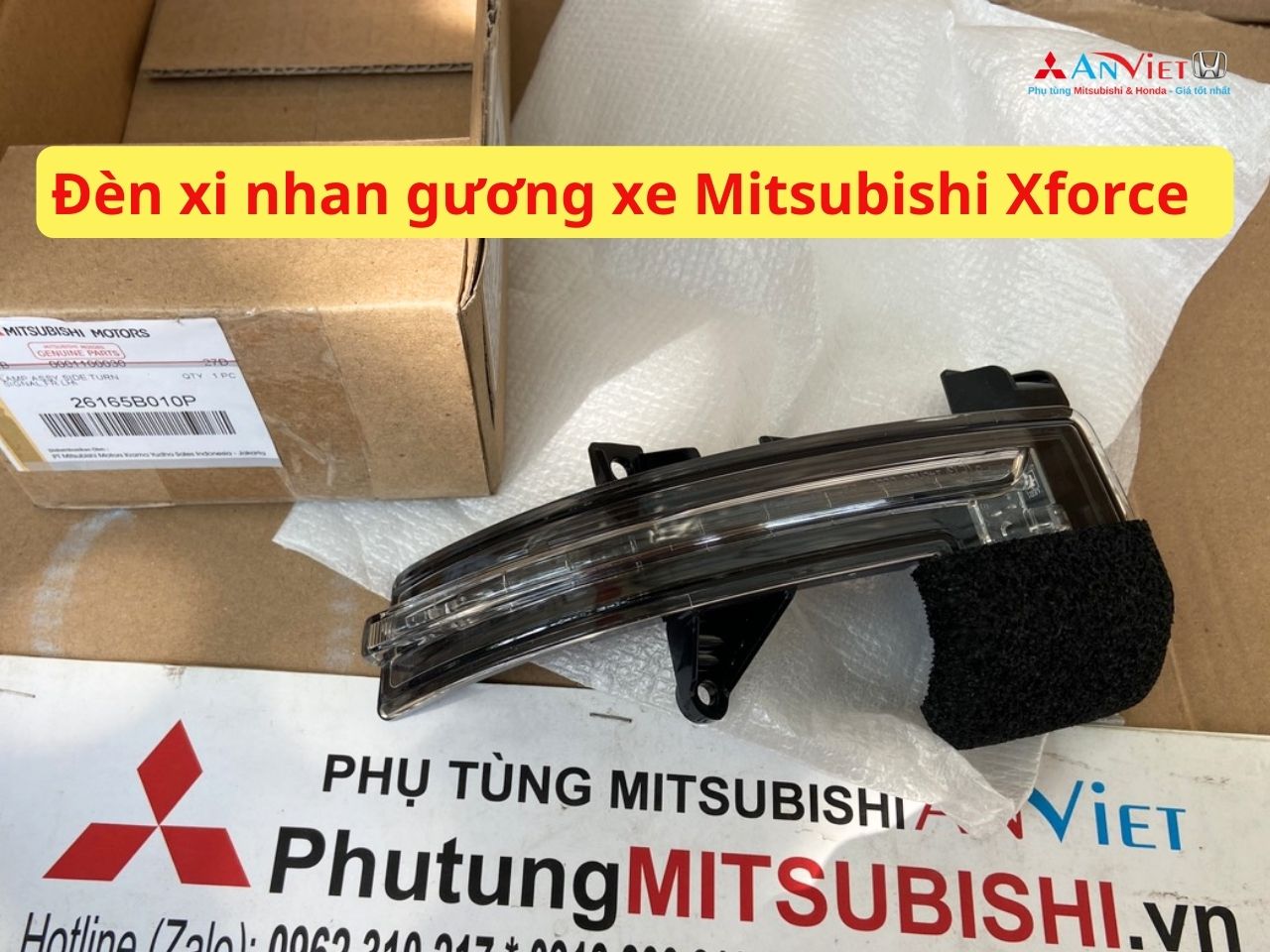 Đèn xi nhan gương xe Mitsubishi Xforce 26165B010P 26160B010P