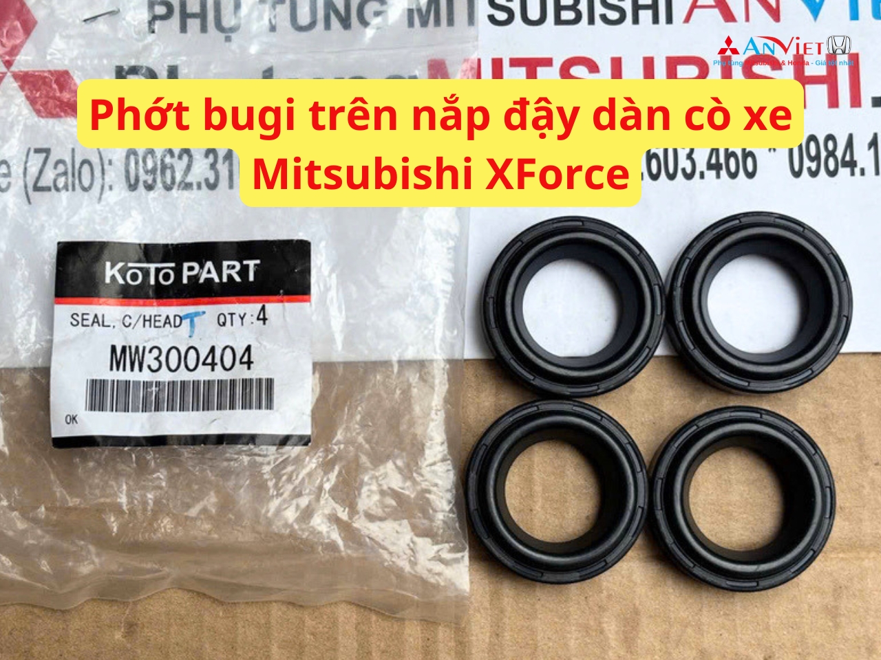 Phớt bugi trên nắp đậy dàn cò xe Mitsubishi XForce MW300404