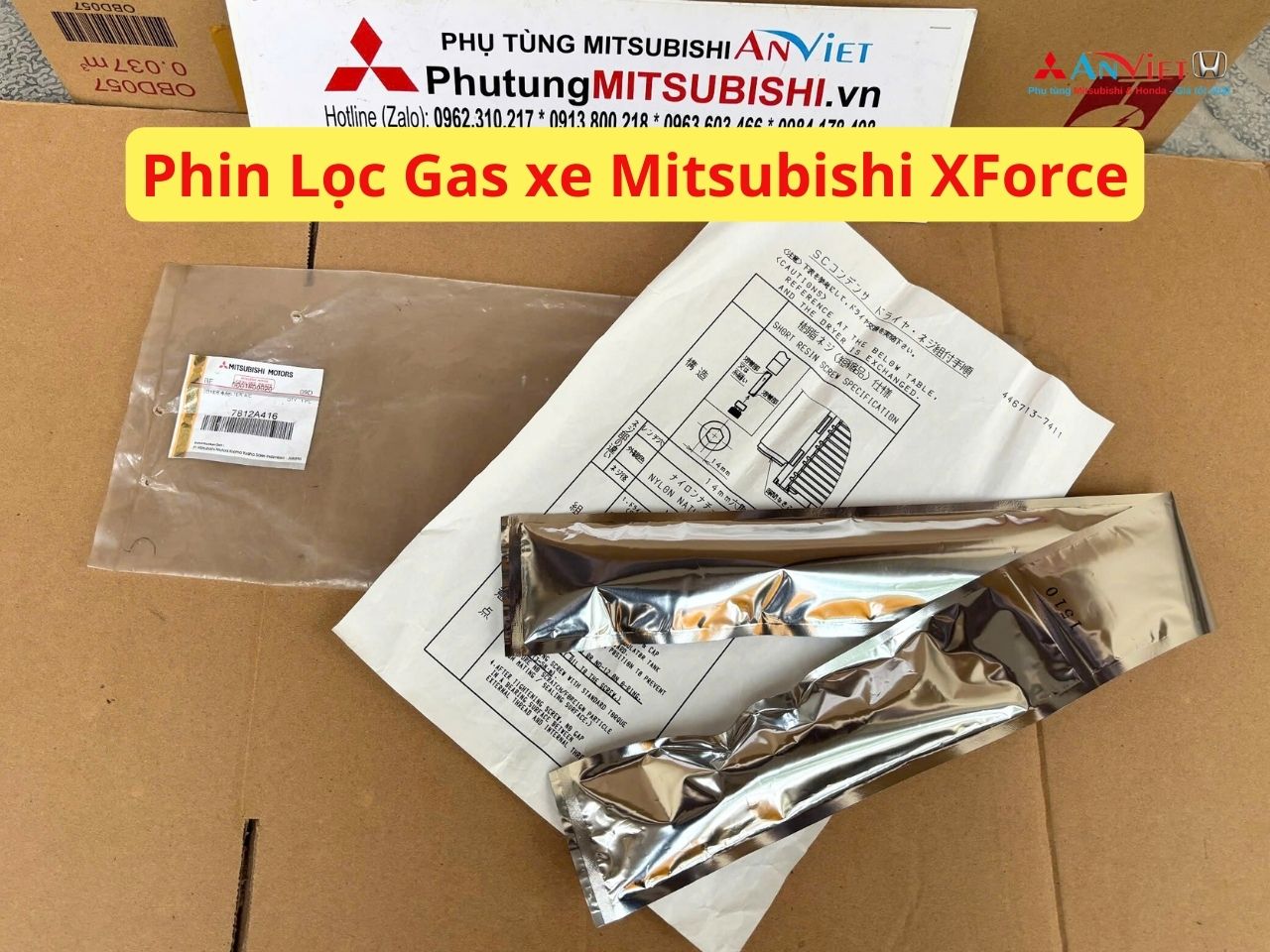 Phin Lọc Gas xe Mitsubishi XForce 7812A416