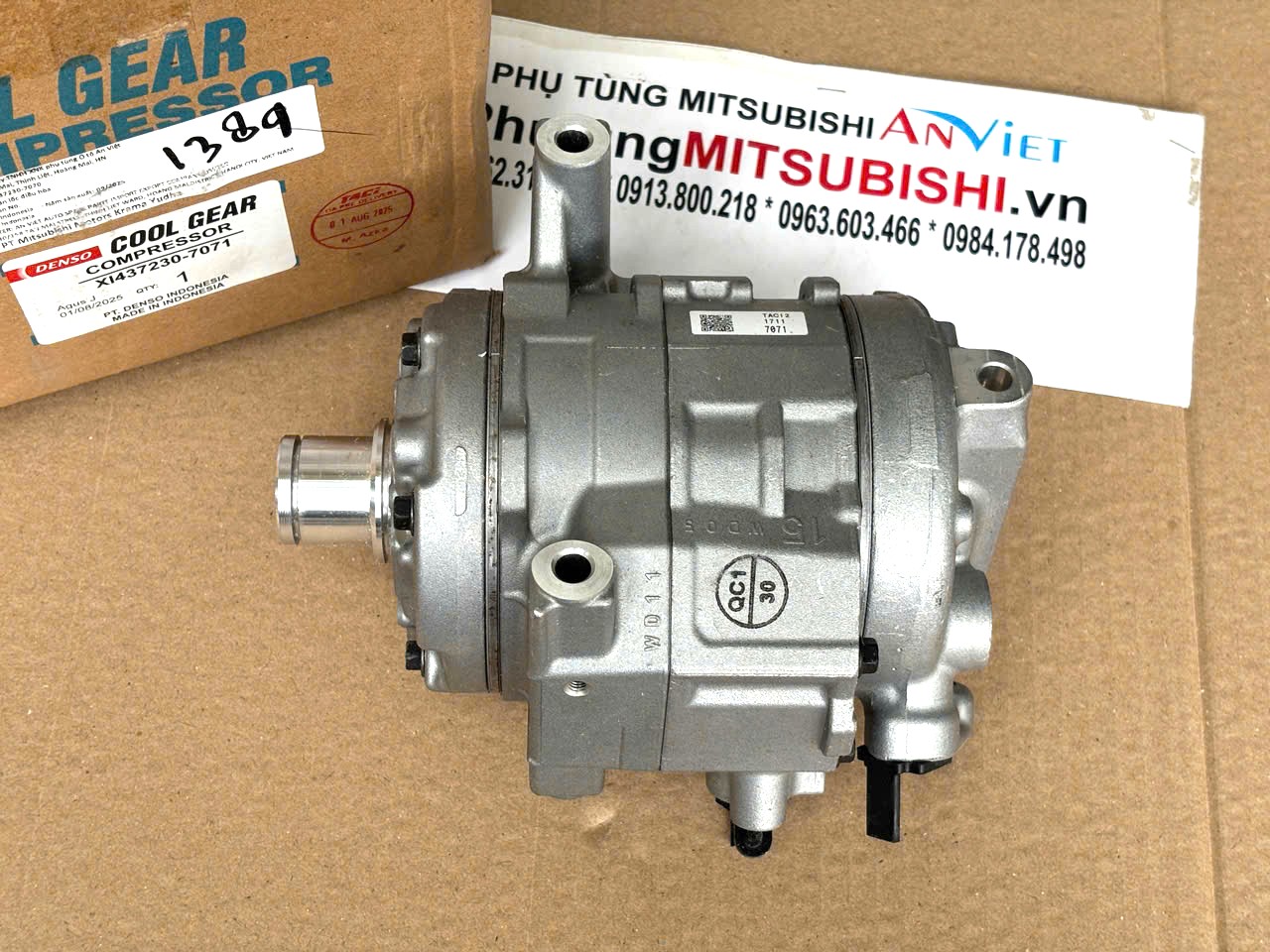 Thân lốc điều hòa, máy nén lạnh (không đầu lốc) Mitsubishi XForce 7813B178