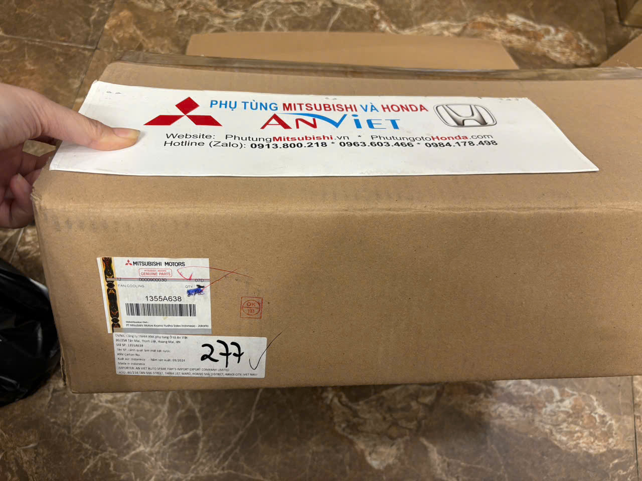 Cánh quạt két nước xe Mitsubishi Xforce