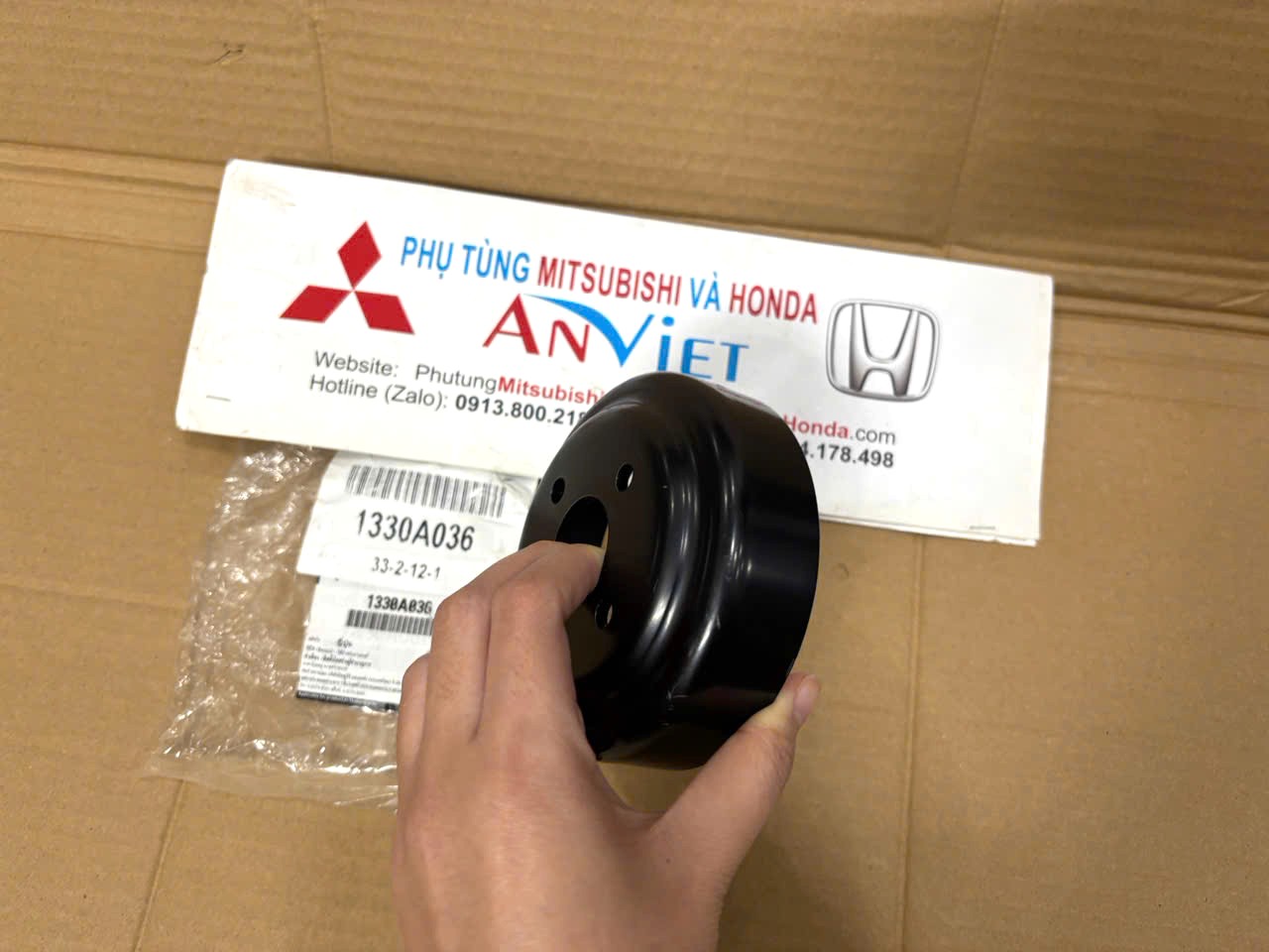 Puly quạt gió động cơ và bơm nước xe Mitsubishi Xforce