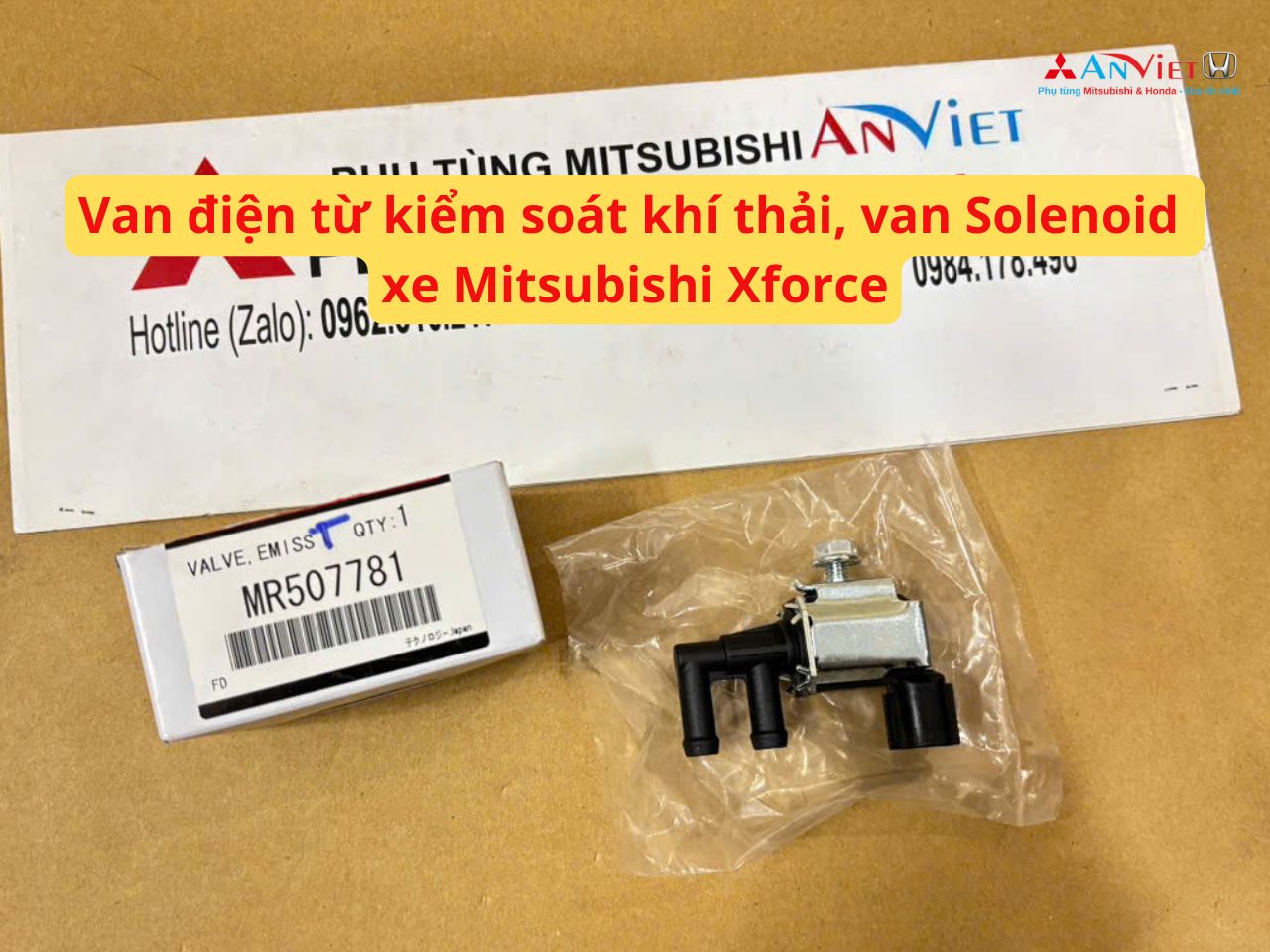Van điện từ kiểm soát khí thải, van Solenoid xe Mitsubishi Xforce
