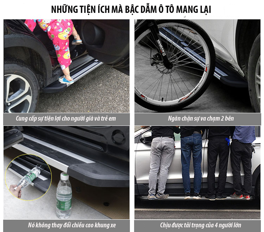 Công dụng của Bậc lên xuống, Bệ bước chân xe Mitsubishi Xpander  