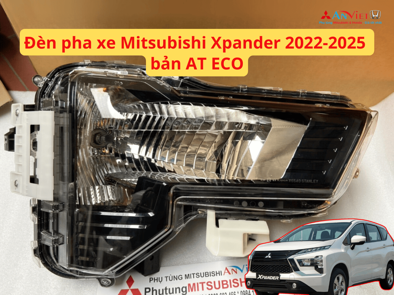 Đèn pha xe Mitsubishi Xpander