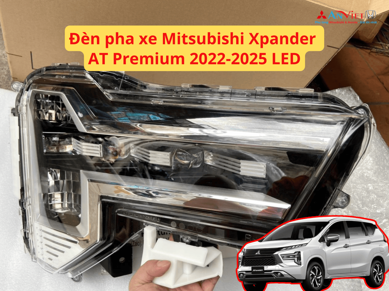 Đèn pha bên lái xe Mitsubishi Xpander AT Premium 2022-2025 LED