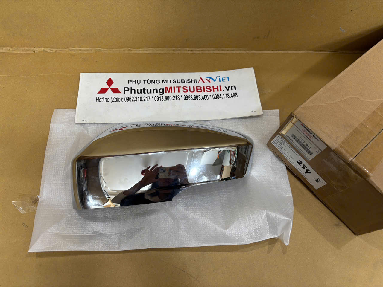 Ốp gương, Gáo gương xe Mitsubishi Xpander và Xpander Cross Mạ Crom