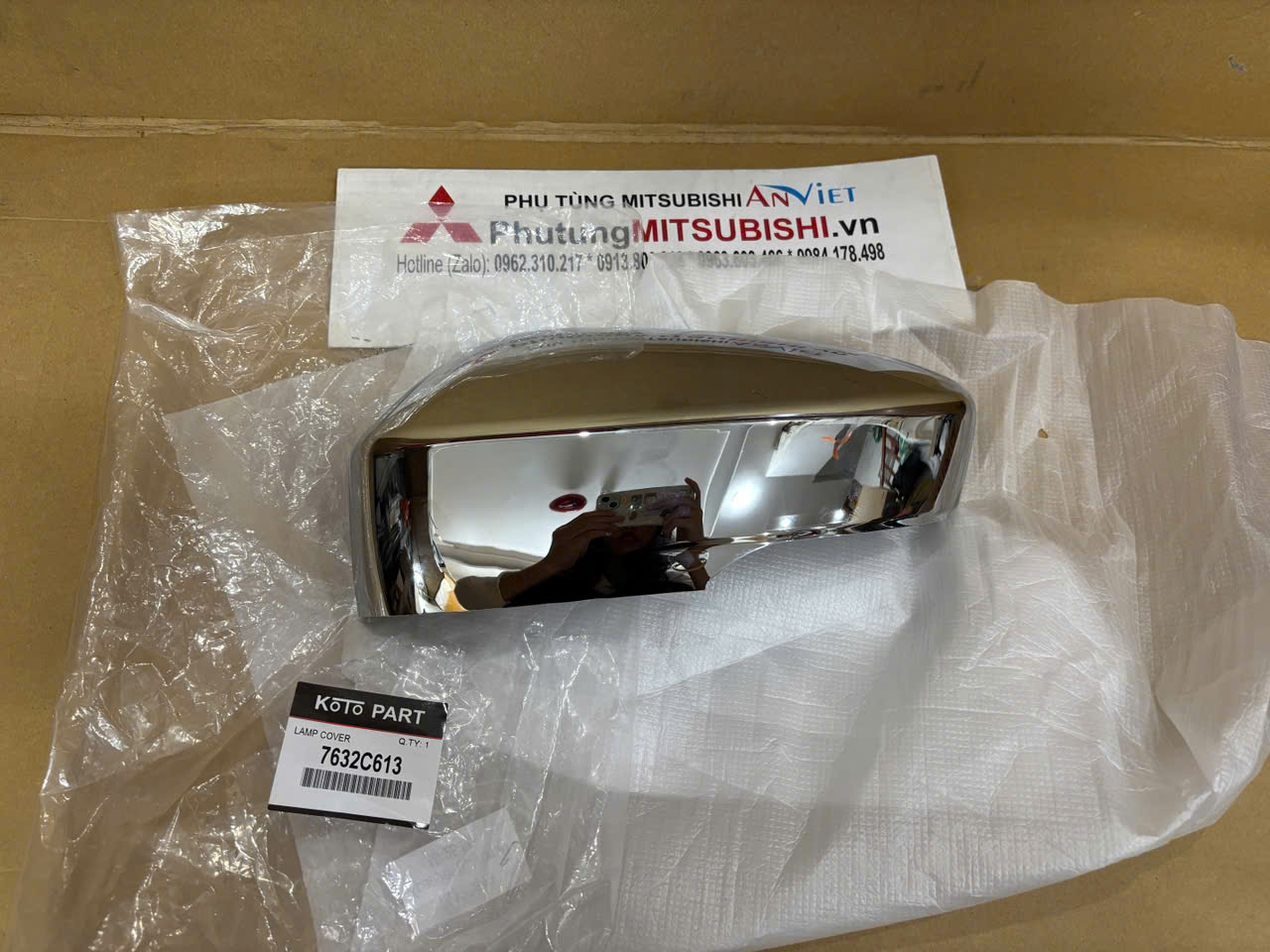 Ốp gương, Gáo gương xe Mitsubishi Xpander và Xpander Cross Mạ Crom