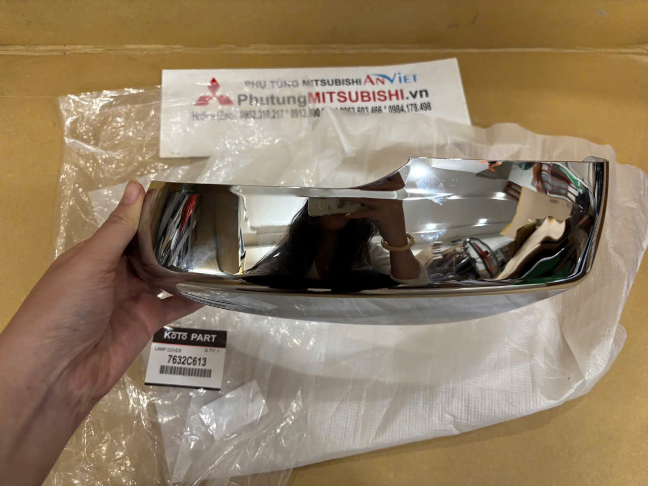 Ốp gương, Gáo gương xe Mitsubishi Xpander và Xpander Cross Mạ Crom