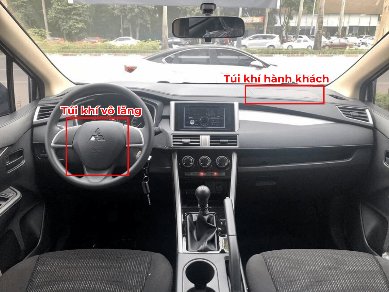 Mitsubishi Xpander có mấy túi khí?
