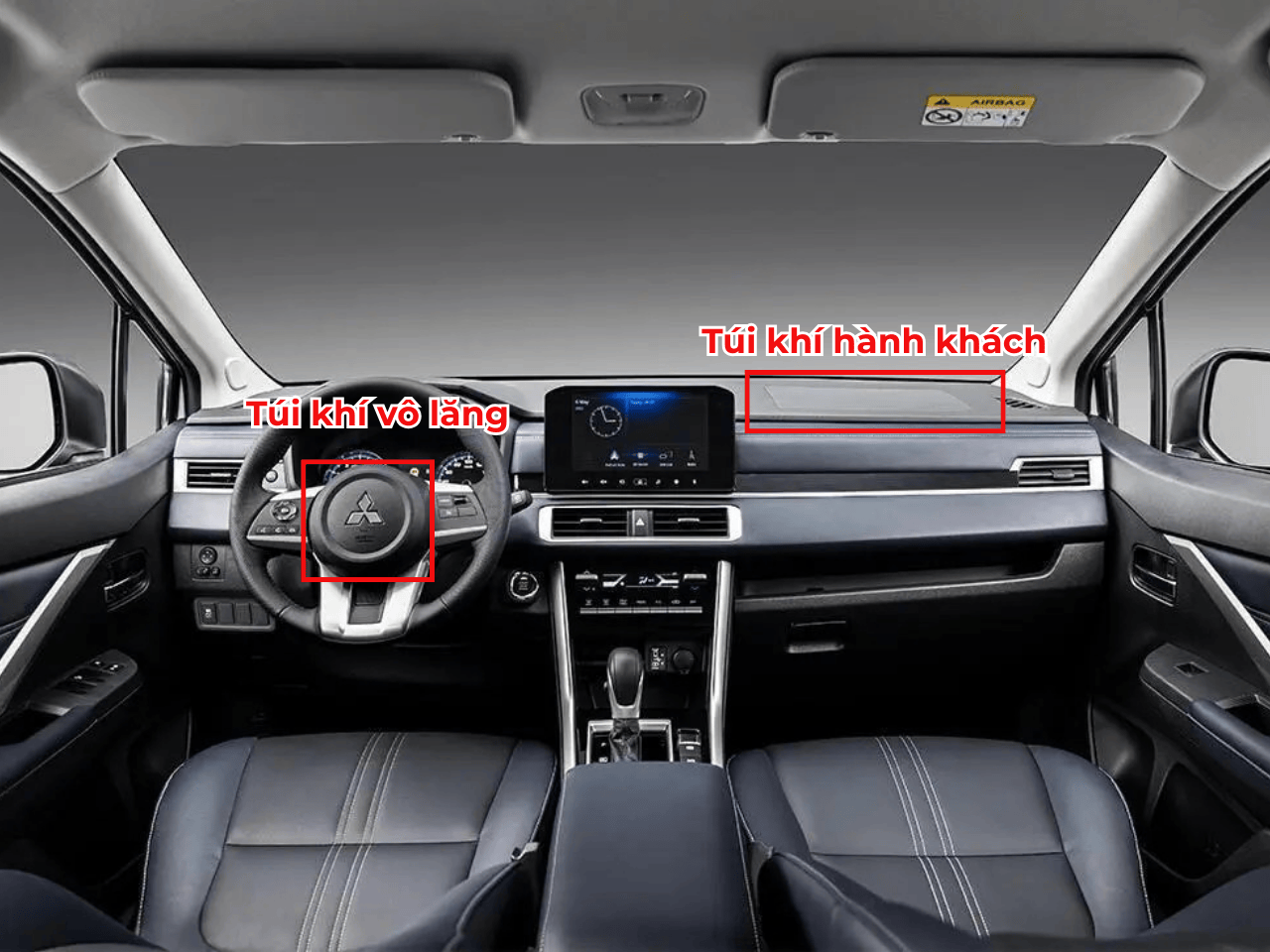 Mitsubishi Xpander có mấy túi khí?