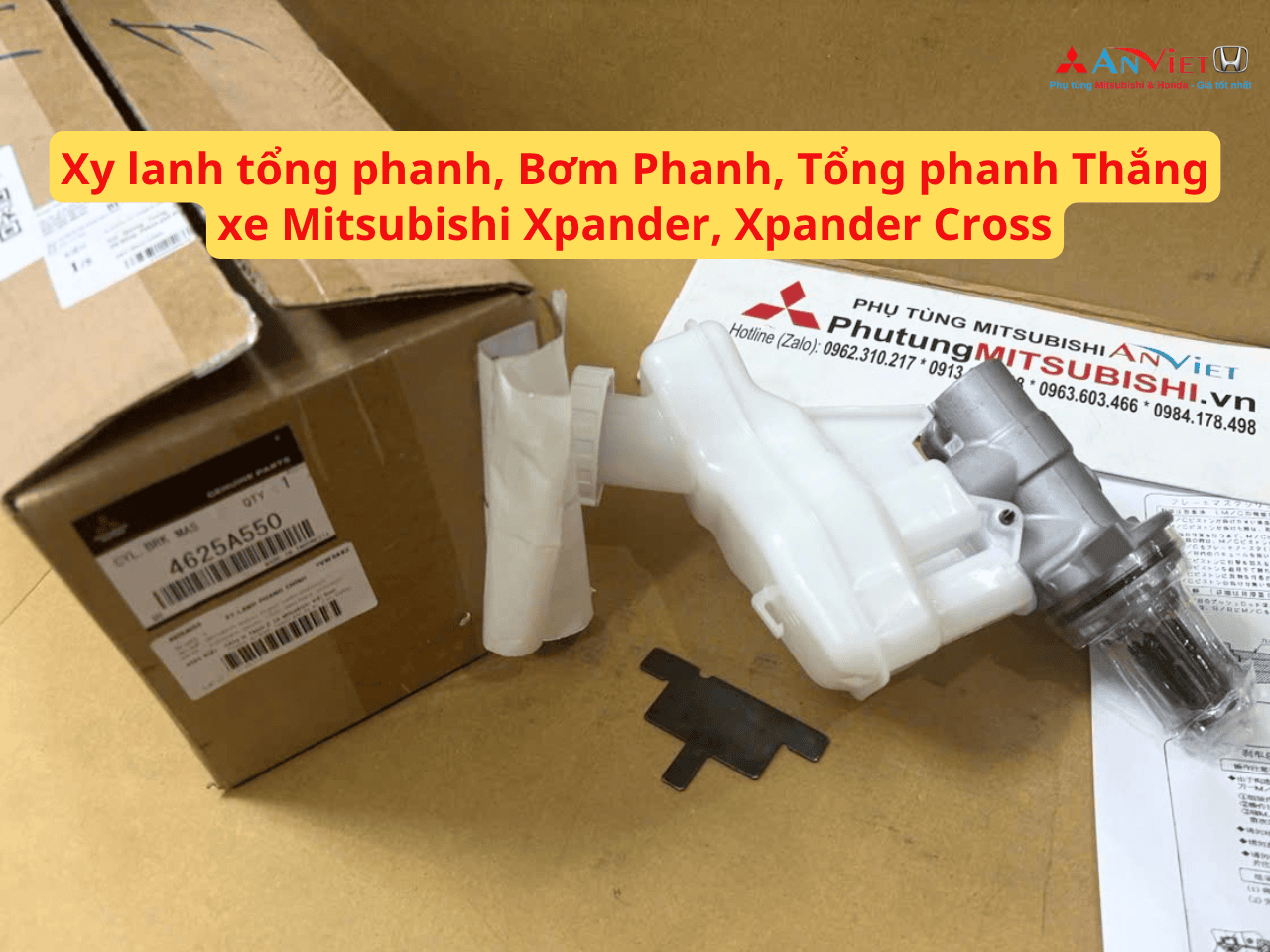 Xy lanh tổng phanh, Bơm Phanh, Tổng phanh Thắng xe Mitsubishi Xpander, Xpander Cross