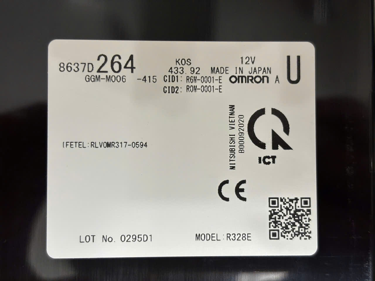 Hộp điều khiển chìa Khóa kos smk Mitsubishi Xpander 2022-2026, Xpander Cross 2022-2026 8637d264