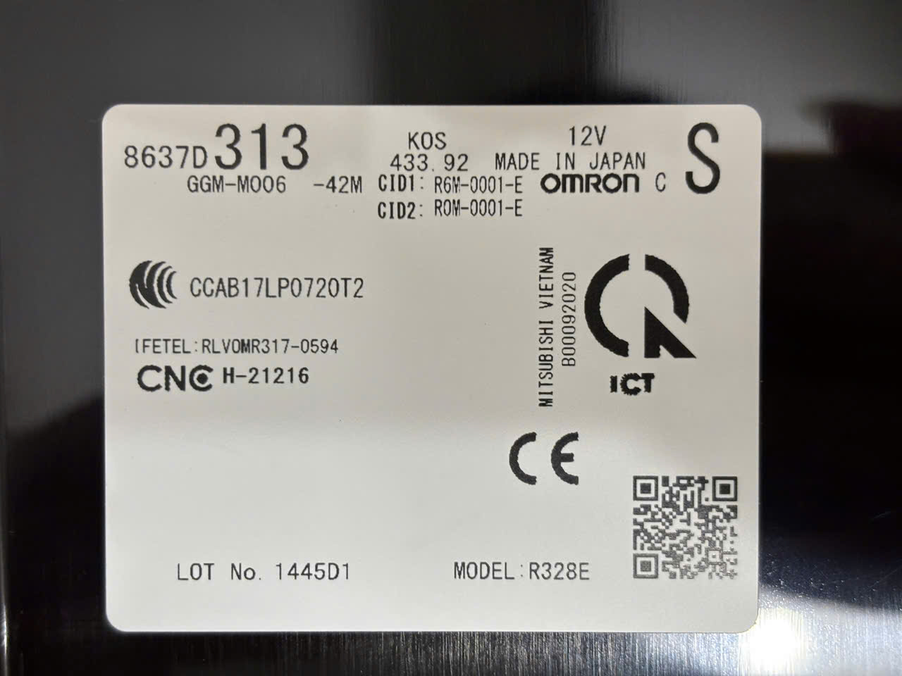 Hộp điều khiển chìa Khóa kos smk Mitsubishi Xpander 8637D313